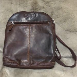 Jack Georges S leather, Voyager backpack/crossbody